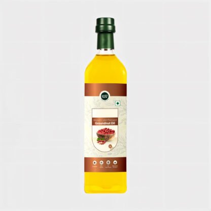 Image of Bottle of 1 Ltr Cold Pressed Groundnut Oil