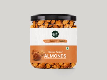 250 gms Jar of Salted Almonds