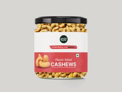 250 Gms jar of Salted Cashew